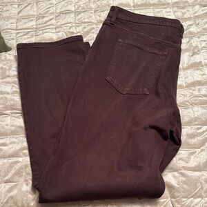 Abercrombie & Fitch Brown 90s Straight Ultra High Rise